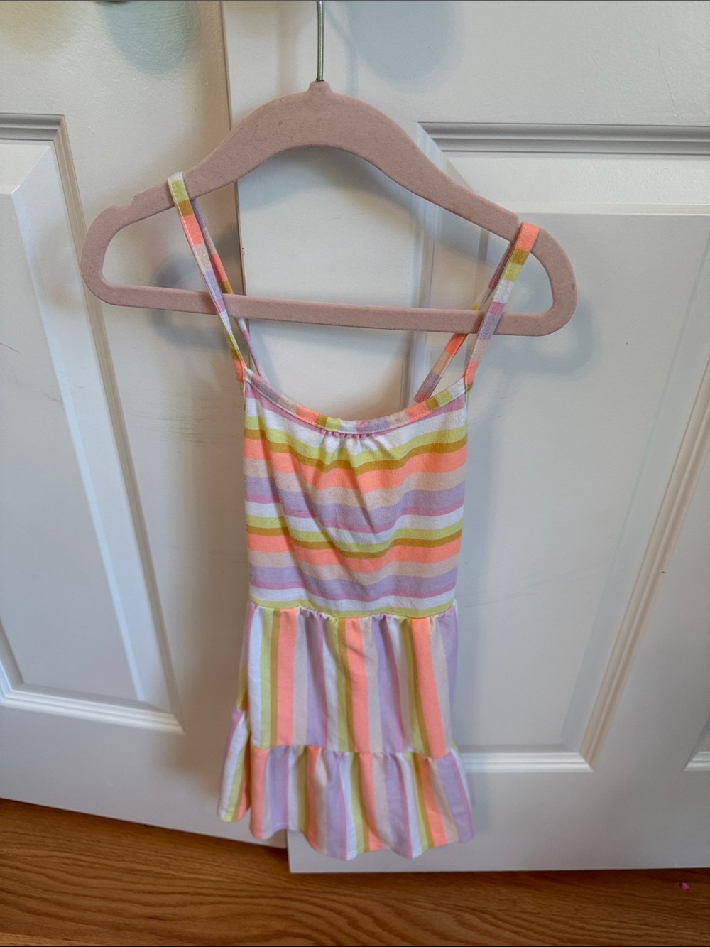 Pastel Rainbow Stripe Sundress